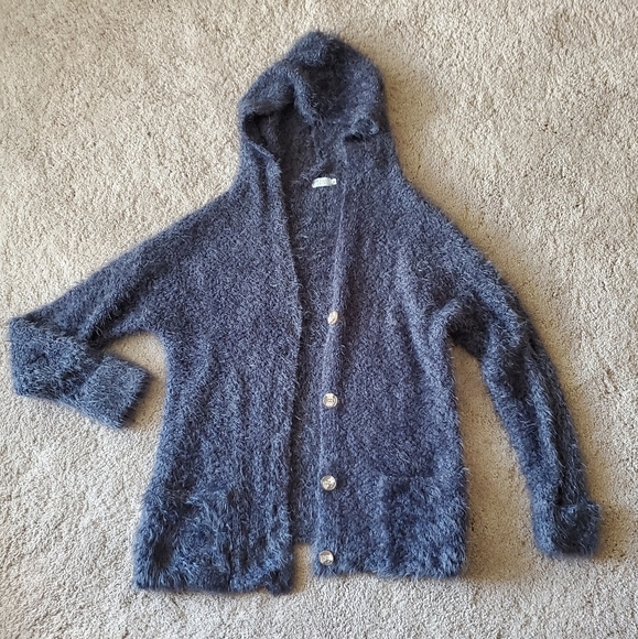 Tobi Feria Cardigan Hoodie Size Medium - Picture 3 of 6
